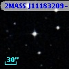 2MASS J11183209-1028240