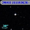 2MASS J11183626-1020547