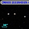 2MASS J11184319-0947443