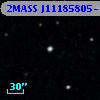 2MASS J11185805-1029403