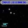 2MASS J11190636-1011485