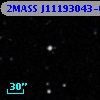 2MASS J11193043-0949154