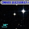 2MASS J11211817-0947428