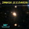 2MASX J11154026-1217103