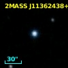 2MASS J11362438+3929338