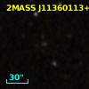 2MASS J11360113+4048585