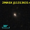2MASX J11313631+3847582