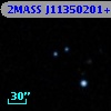 2MASS J11350201+3224580