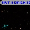 FIRST J113640.0+305358