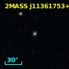 2MASS J11361753+2819223
