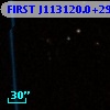 FIRST J113120.0+290405