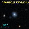 2MASX J11303014+2613319