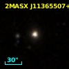 2MASX J11365507+2706546