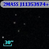2MASS J11353874+1343357