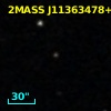 2MASS J11363478+0630399
