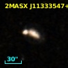 2MASX J11333547+0022257