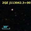 2QZ J113042.3+001547