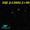 2QZ J113602.2+001326