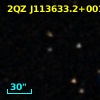 2QZ J113633.2+001115
