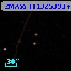 2MASS J11325393+0000537