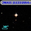 2MASS J11331884+0004271