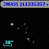 2MASS J11335357+0003489