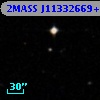 2MASS J11332669+0003002
