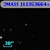 2MASS J11353664+0011358