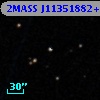 2MASS J11351882+0012207