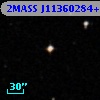 2MASS J11360284+0007349