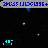 2MASS J11361996+0007560