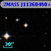 2MASS J11360480+0009505