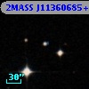 2MASS J11360685+0010090
