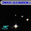 2MASS J11360936+0010158