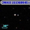 2MASS J11360845+0005094
