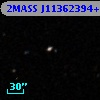 2MASS J11362394+0005016