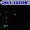 2MASS J11365846+0003549