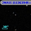 2MASS J11363948+0001217