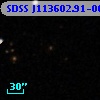 SDSS J113602.91-000054.4