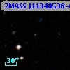 2MASS J11340538-0009122