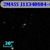 2MASS J11340804-0015576