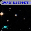 2MASS J11324476-0017043