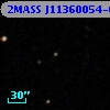 2MASS J11360054-0006524