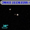 2MASS J11361588-0007086