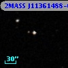 2MASS J11361488-0007102