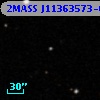 2MASS J11363573-0012035