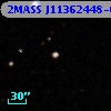 2MASS J11362448-0013086