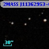 2MASS J11362953-0013228