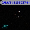 2MASS J11352374-0015154