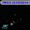 2MASS J11355614-0015260